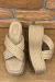 Tamanco tressê palha - comprar online