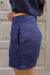 Short básico linho puro azul marinho na internet