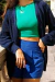Cardigan tricot azul - comprar online