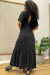 Vestido manga morcego preto na internet