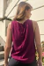 Blusa regata longa vinho - comprar online