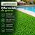 3m² Grama Sintética Artificial 30mm com Proteção UV e Antifungo 2,00 x 1,50m Verde mesclado Supergramas na internet