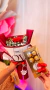 Mini buquê Vermelho + Ferrero Rocher Grande