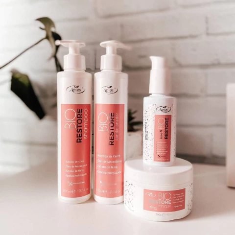 KIT BIO RESTORE (SH 300ML, CD 300ML, MS300G, LV 120ML)