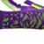 Meias Futebol Antiderrapante Cano Alto - Roxo com bolhinhas amarelas - buy online