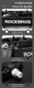 Rockbros pedais de bicicleta esportiva mtb bmx ciclismo pedais de náilon - buy online