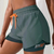 Shorts com controle elástico para Corrida e Yoga - loja online