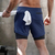 Imagem do Shorts Running para homens, esportes de ginástica, treino, fitnes