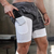 Shorts Running para homens, esportes de ginástica, treino, fitnes na internet