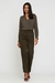 Calça Alfaiataria Bootcut Gabardine Militar