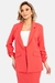 Blazer feminino na cor Coral