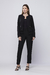 Blazer Alfaiataria Creponado Zíper Preto - Rubinella