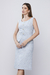 Vestido Midi Tweed Soft Azul Claro - comprar online