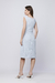 Vestido Midi Tweed Soft Azul Claro - Rubinella