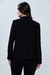 Blazer Básico Decote V Preto Preto na internet
