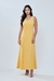 Vestido Longo Detalhe Costas Amarelo