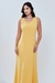 Vestido Longo Detalhe Costas Amarelo - comprar online