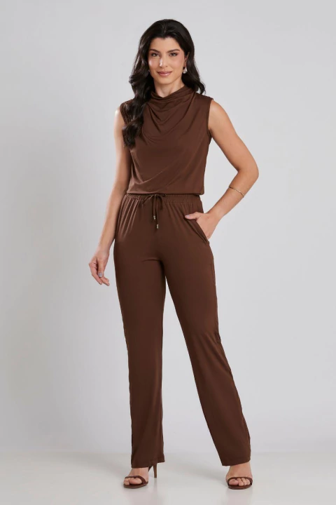 Calça Reta Techno Ice Café