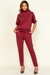 Calça Comfort Ponto Roma Flamê Vermelho