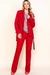 Blazer De Sarja Com Pregas