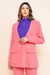 blazer rosa feminino