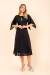 Vestido Fluido Preto - comprar online
