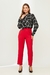 Calça Alfaiataria Visco Touch Vermelho na internet