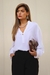 Blusa Versalhes Mangas Bufantes Off White - Rubinella