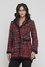 Casaco Midi Tweed Vermelho