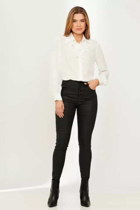 Calça Jeans Skinny Preto