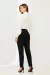 Camisa Babado Decote Crepe Provence Off White - loja online