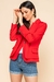 blazer vermelho alfaiataria outlet