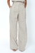 Calça Pantalona Alfaiataria Areia