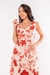 Vestido Midi Floral Barra Evasê Unica
