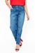 Calça Jeans Detalhes Prespontados Lavagem Média - comprar online