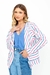 Overtop Listras Pink/Azul - Rubinella