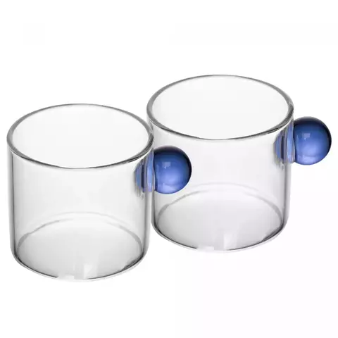 Cj 2 Xícaras de Café Bubble Azul - comprar online