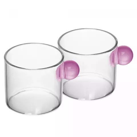 Cj 2 Xícaras de Café Bubble Rosa - comprar online