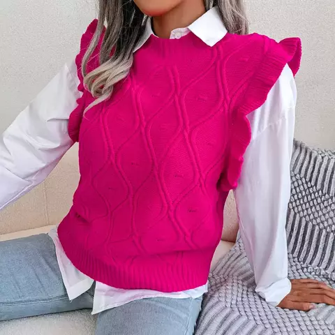 Colete Feminino Tricot