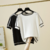 Kit com 2 - Blusa Feminina Diamond Branca/Preto