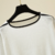 Kit com 2 - Blusa Feminina Diamond Branca/Preto - loja online