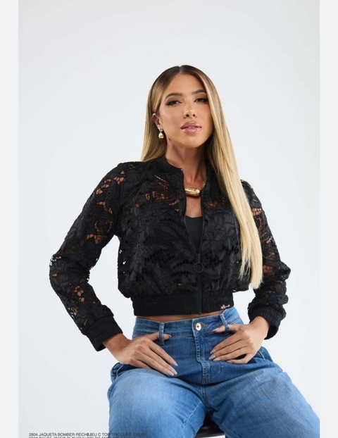 Casaqueto Jasmim Preto Feminino – Elegância Intensa - comprar online