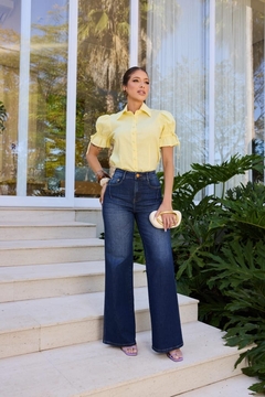 CALÇA JEANS WIDE LEG na internet