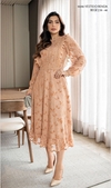 Vestido Laura Midi de Renda Feminino – Romântico e Moderno