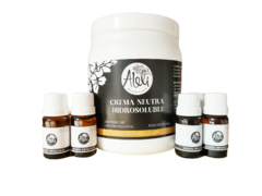 Crema neutra de 1kg + 4 aceites esenciales