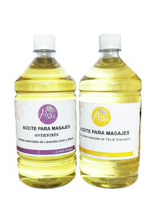 Aceite para masajes Pack de 2 lts.