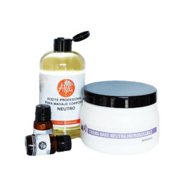 Kit incial para masajes