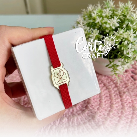 Passantes (10 und) - Formato envelope coração