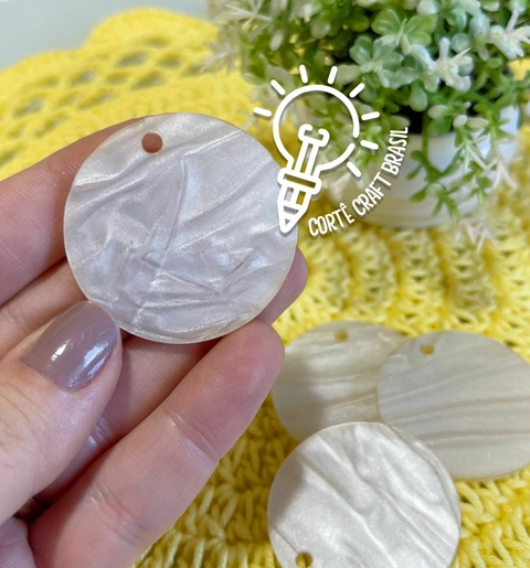 Base para chaveiro/aplique em madreperola