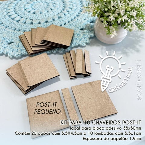 Kit Papelões bloquinho Post it pequeno (10kits)